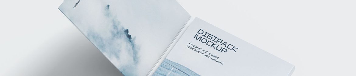 6 panel digipack mockup