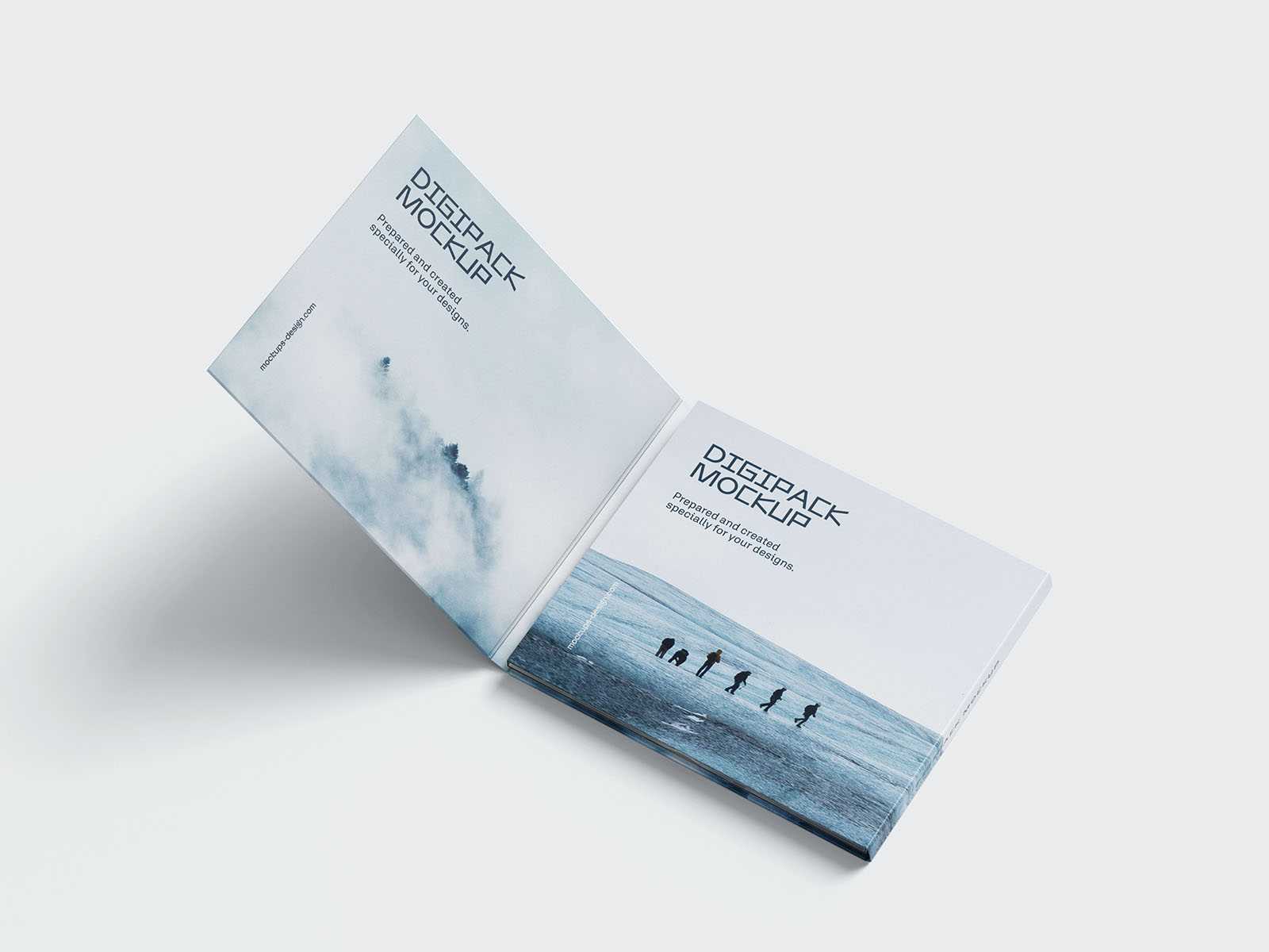 6 panel digipack mockup