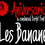 6th Aniversario Font