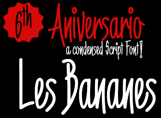 6th Aniversario Font
