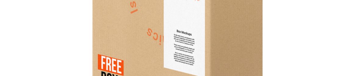 7 Free Box Packaging Mockups