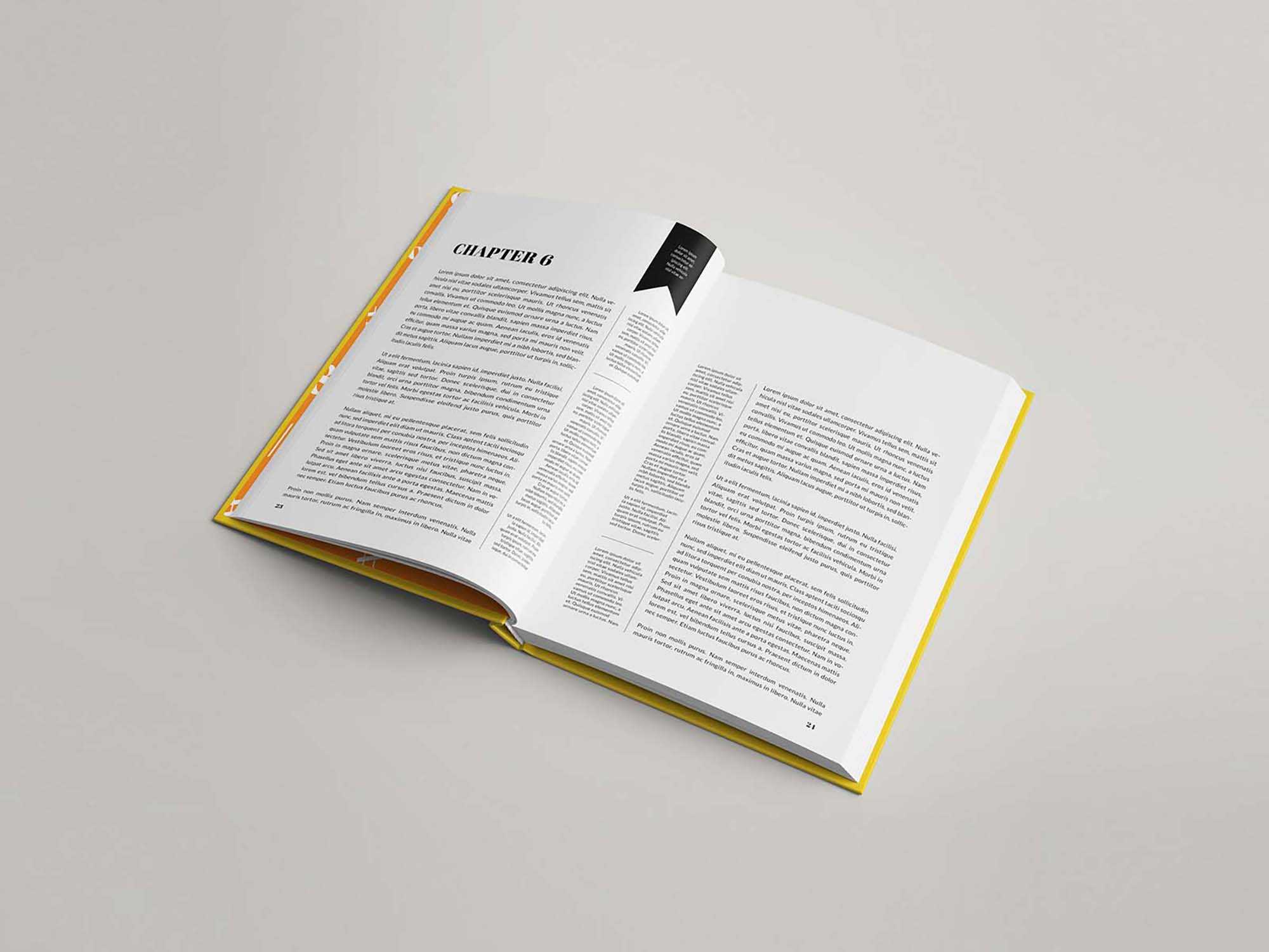 7 Free Hardcover Book Mockup (PSD)