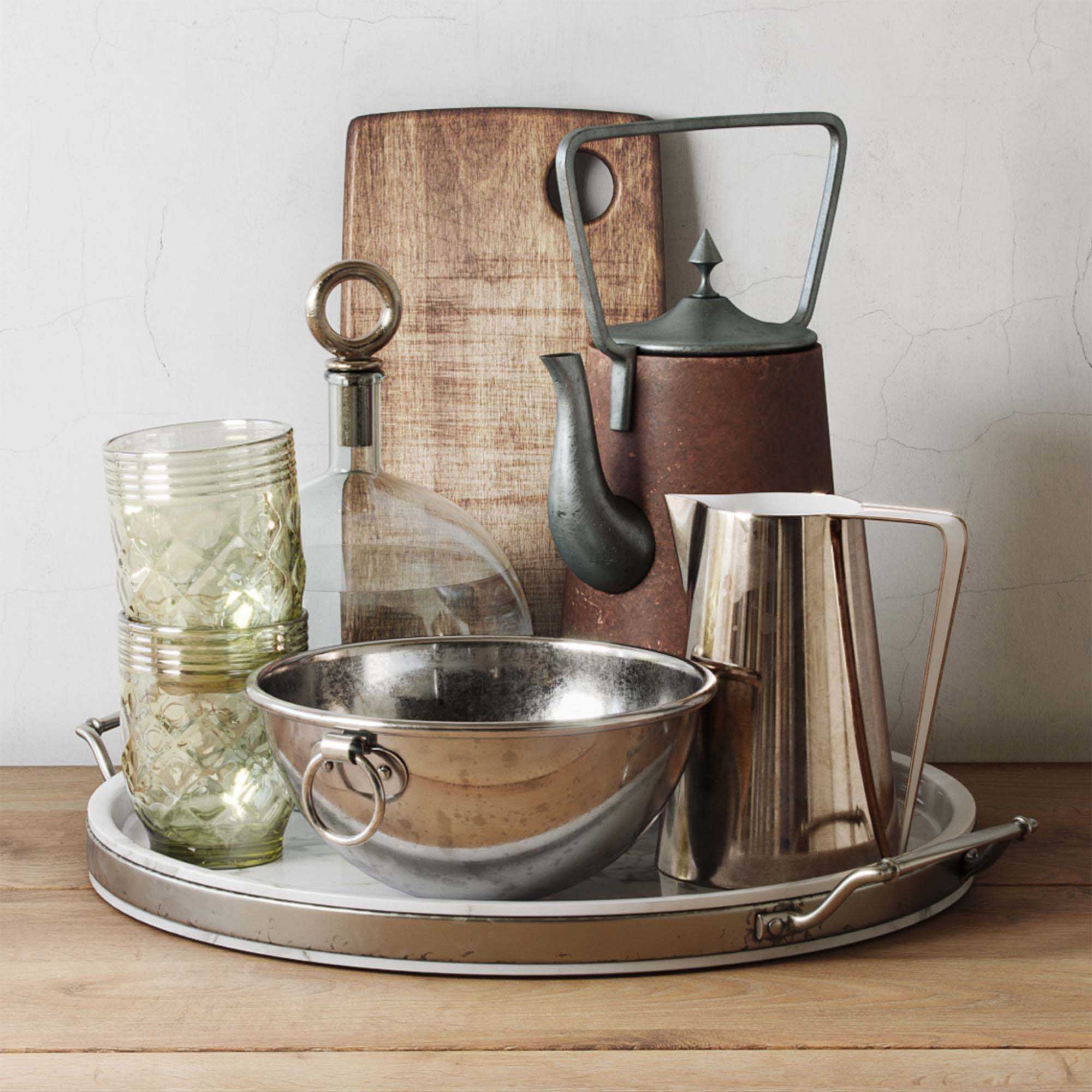 7 Free Kitchenware 3D Models