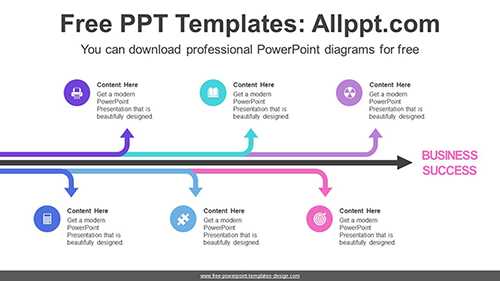 7 Stem Trees PowerPoint Diagram