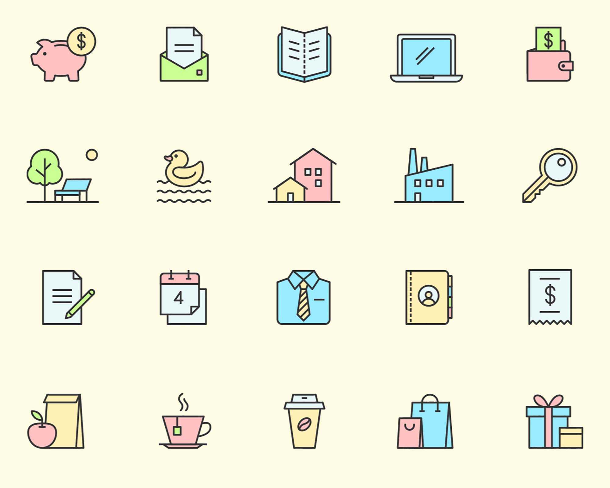 70 Free Multipurpose Vector Icons (AI)