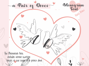 A Pair Of Doves Display Font