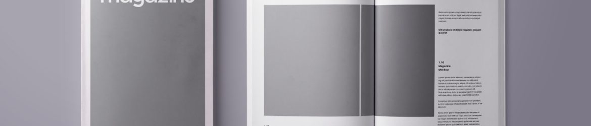 A4 and US Letter Magazine Mockup (PSD)