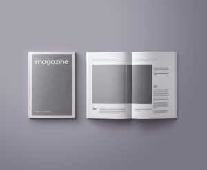 A4 and US Letter Magazine Mockup (PSD)