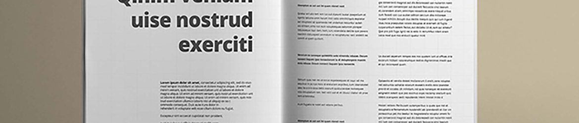 A4 Brochure Mockup Inside & Cover (PSD)