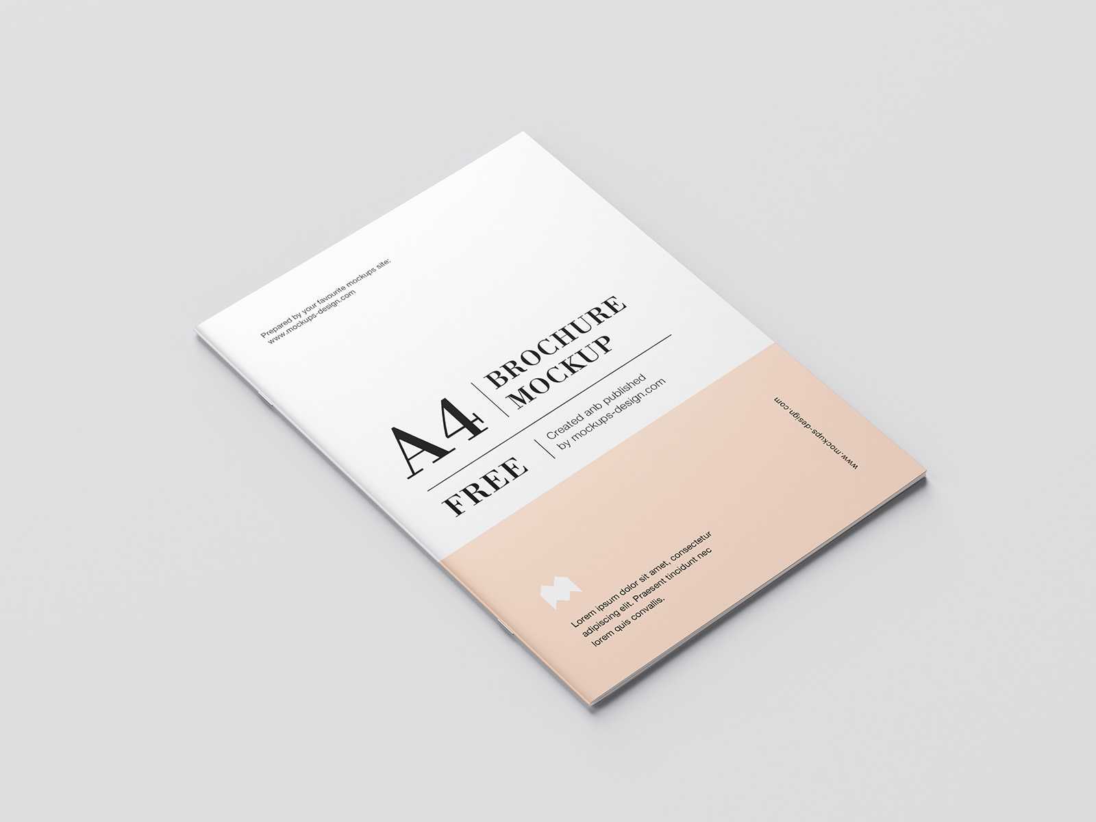 A4 brochure mockup - Instant Download