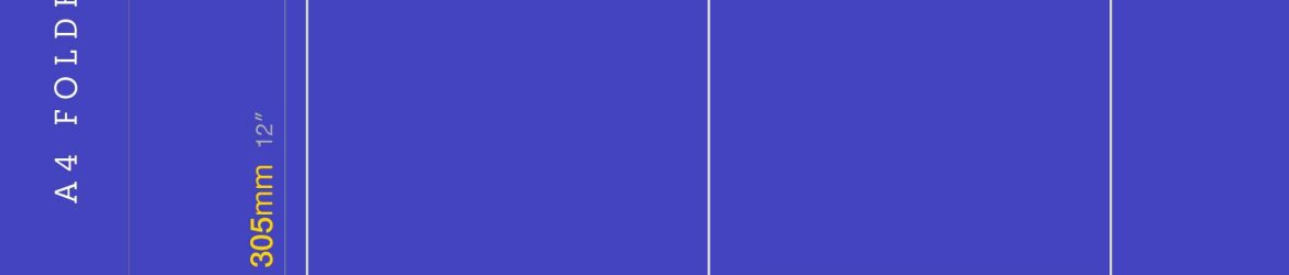 A4 Folder Template