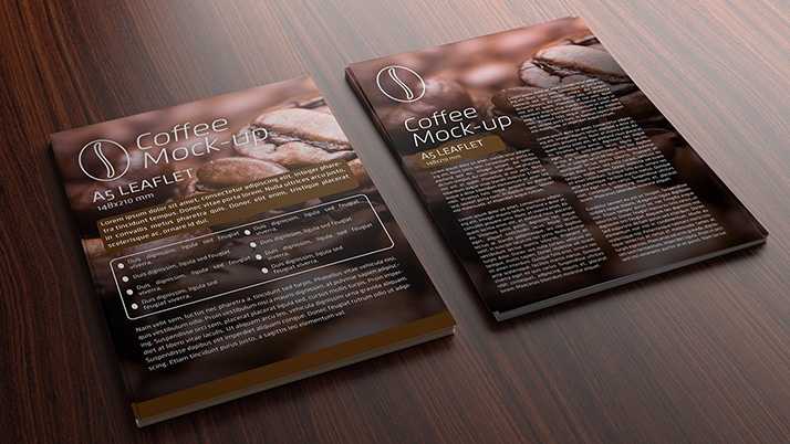 A5 leaflet mockup