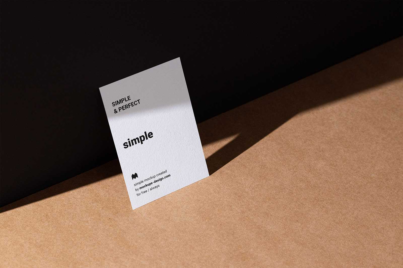 A6 flyer on paper background mockup