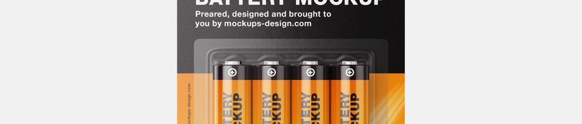AA batter pack mockup