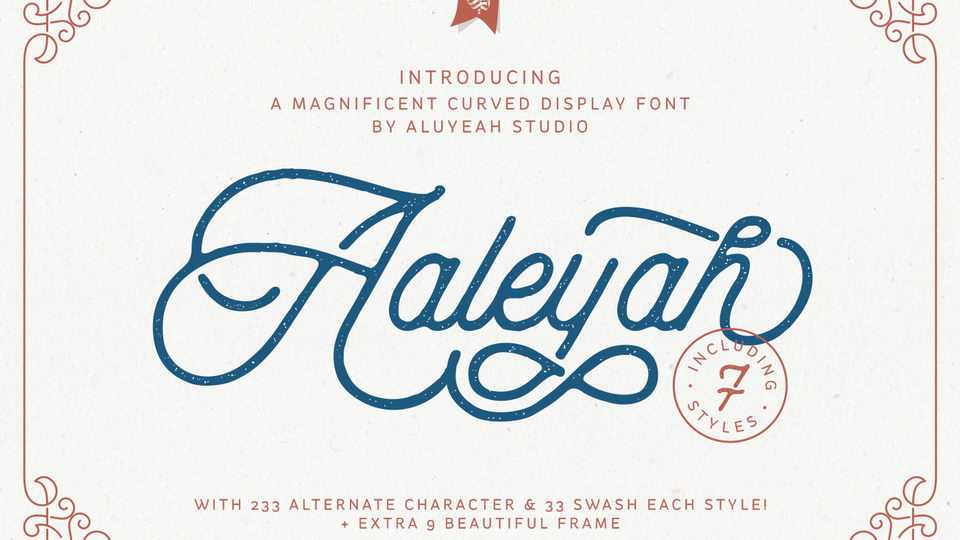 Aaleyah Font › Fontesk