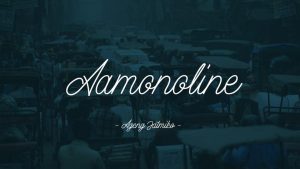 Aamonoline Script › Fontesk