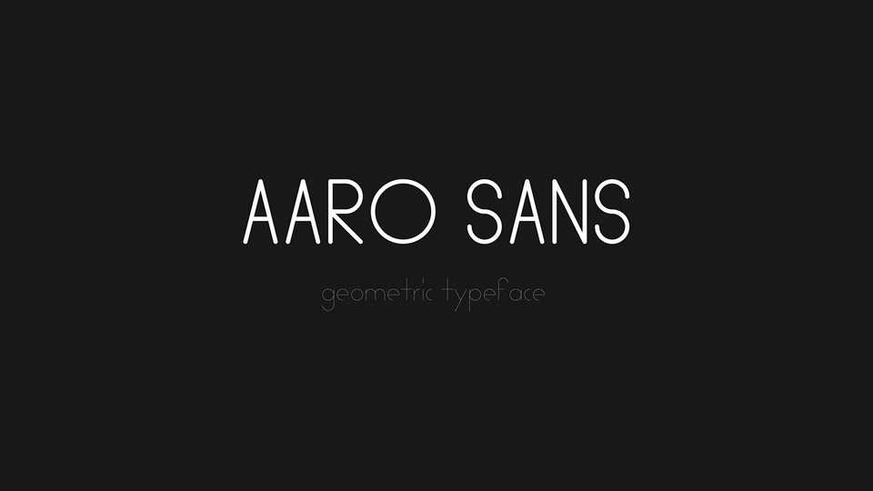 Aaro Sans Font Family › Fontesk
