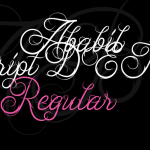 Ababil Script Font