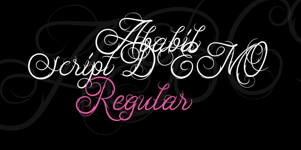 Ababil Script Font