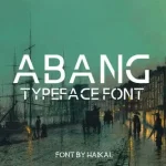 Abang Display Font