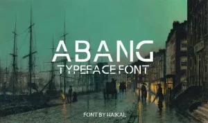 Abang Display Font
