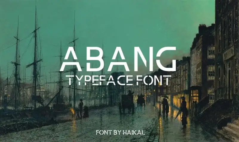 Abang Display Font