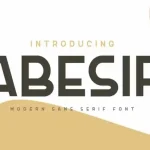 Abesif Sans Serif Font