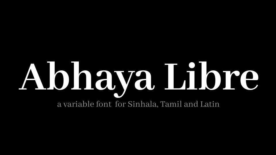 Abhaya Libre Font Family › Fontesk