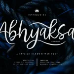 Abhyaksa Handwritten Font