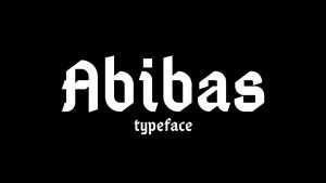 Abibas Font › Fontesk