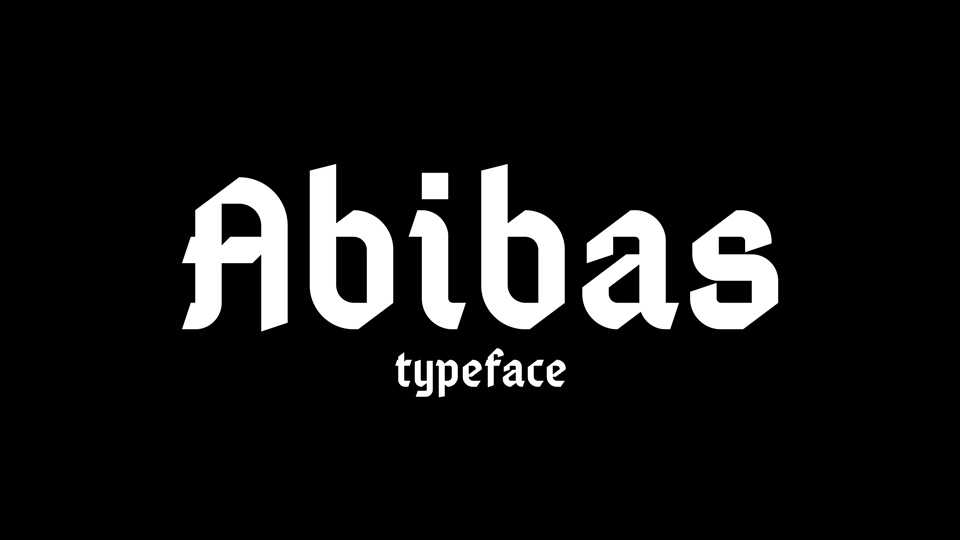 Abibas Font › Fontesk