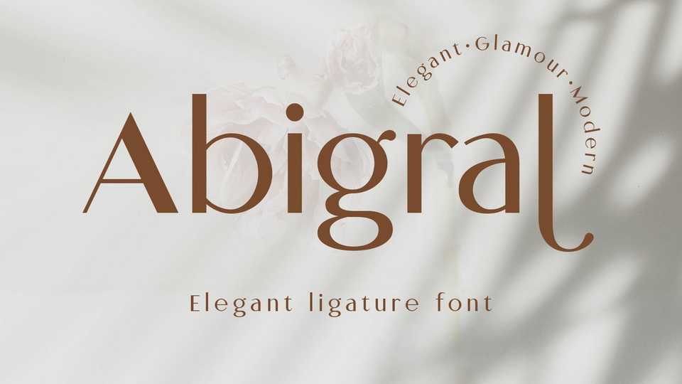 Abigral Font › Fontesk