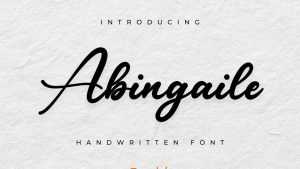 Abingaile Font › Fontesk