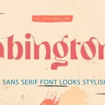 Abington - Stylish Sans Serif Font - Fonte Grátis Abington - Stylish Sans Serif Font
