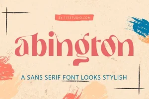 Abington - Stylish Sans Serif Font