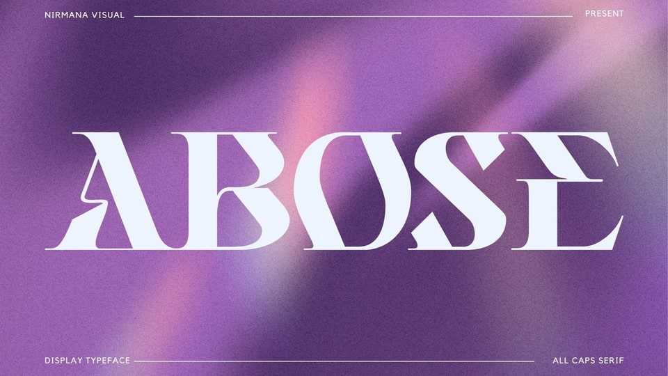 Abose Font › Fontesk