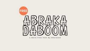 Abrakadaboom Font › Fontesk