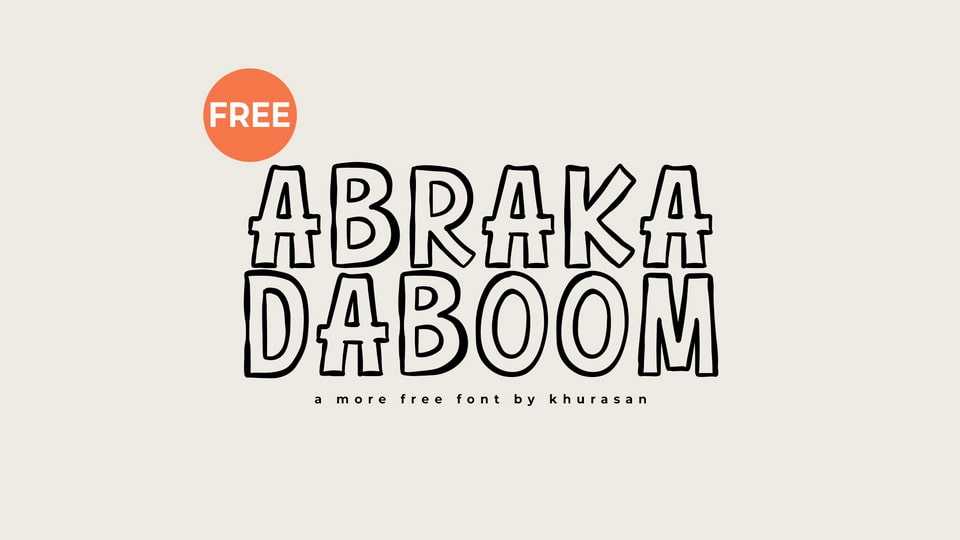 Abrakadaboom Font › Fontesk