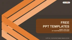 Abstract background with lines PowerPoint Templates