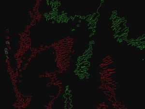 Abstract Digital Neon Extrude Grid Line Textures