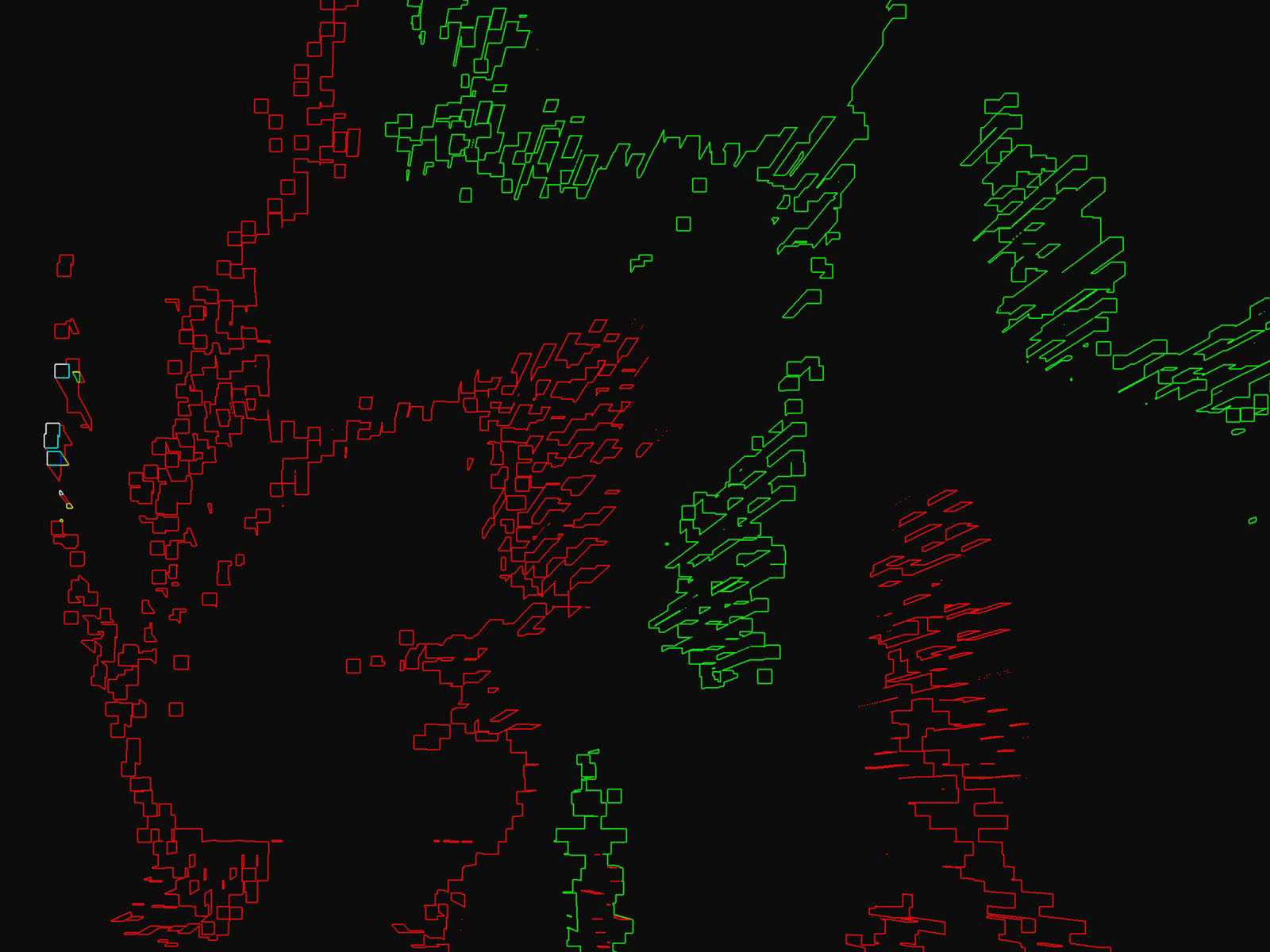 Abstract Digital Neon Extrude Grid Line Textures