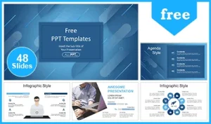 Abstract Dynamic Geometric PowerPoint Templates