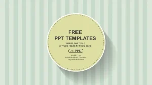 Abstract green background, pattern design PowerPoint Templates