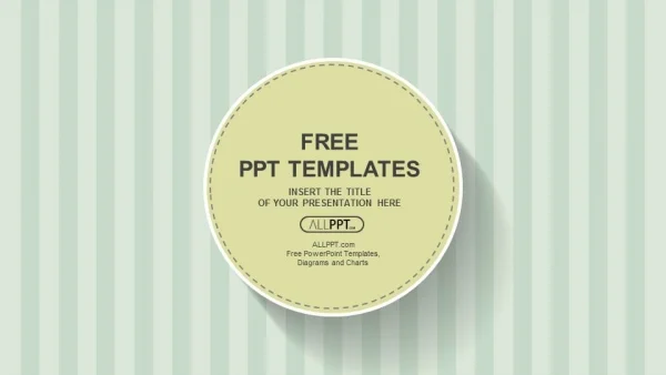 Abstract green background, pattern design PowerPoint Templates