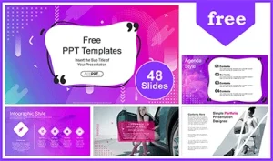 Abstract Modern Bubble PowerPoint Templates