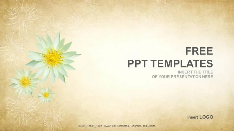 Abstract Of Lotus-Abstract PPT Templates