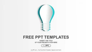 Abstract paper idea bulb PowerPoint Templates