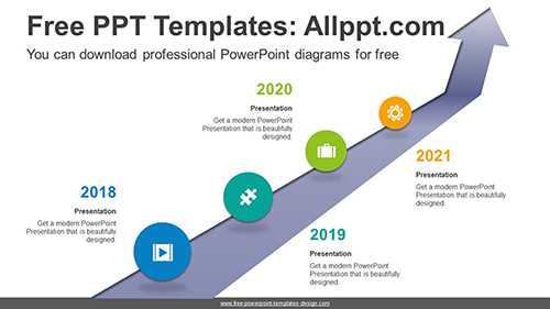 Abstract Rising Arrow PPT Templates