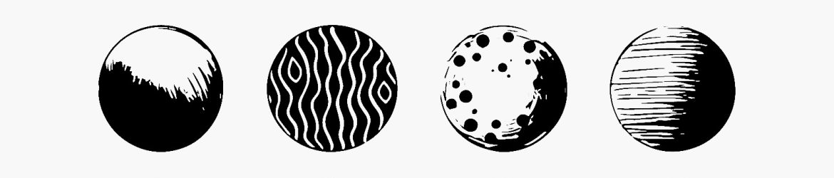 Abstract Sphere Vector Illustrations