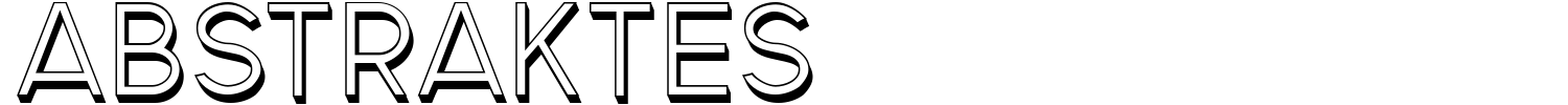 Abstraktes Font